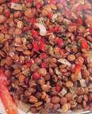 Ensalada de lentejas
