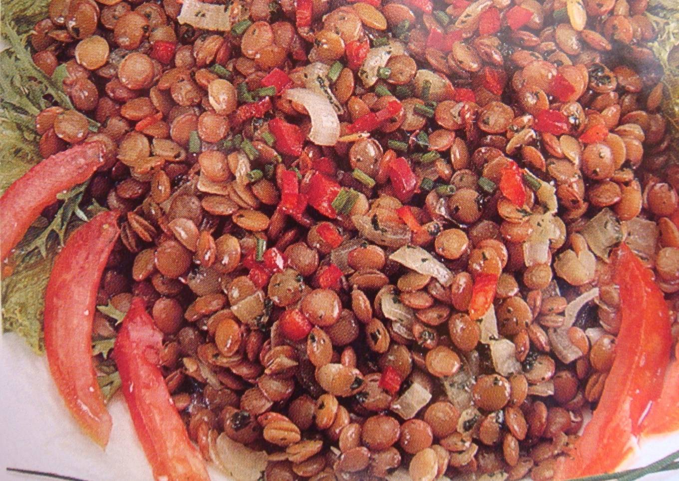 Ensalada de lentejas