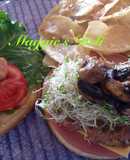 Hamburguesa casera con avena
