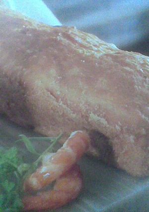 Una foto de Pan de merluza fácil