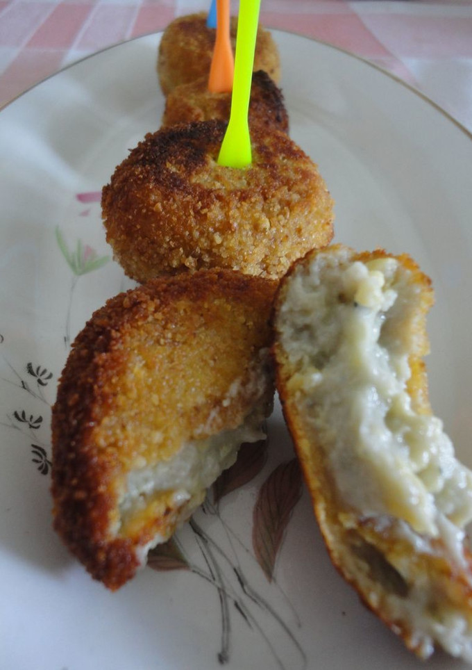 Una foto de Croquetas de queso de Cabrales