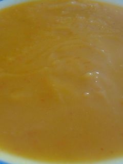 Una foto de Puré de calabaza cacahuete