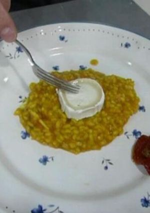 Una foto de Arroz meloso con calabaza