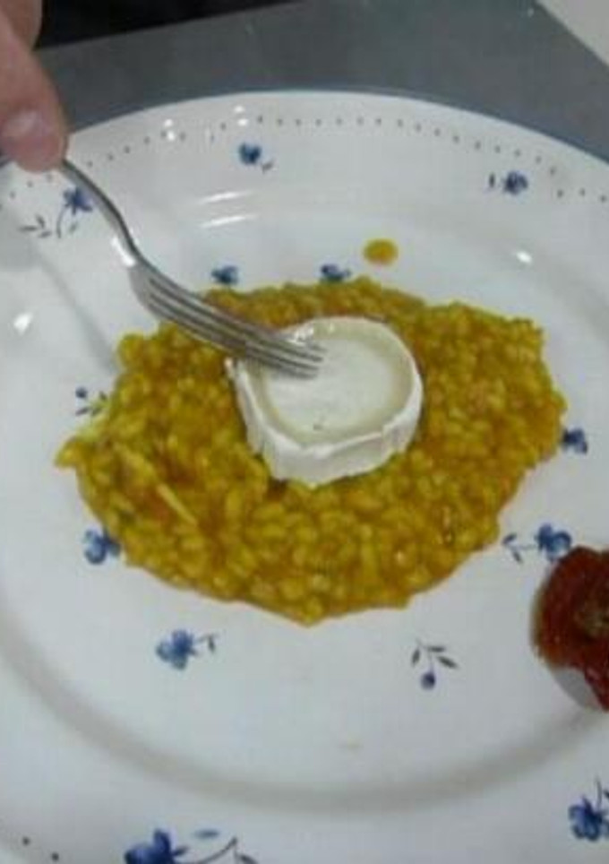 Una foto de Arroz meloso con calabaza