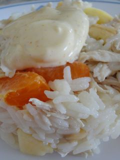 Una foto de Ensalada oriental de arroz