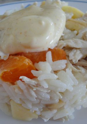 Una foto de Ensalada oriental de arroz