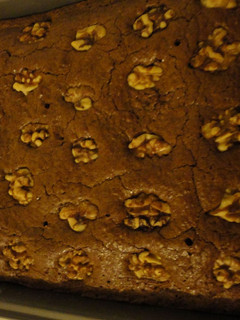 Una foto de Brownie de nueces de California