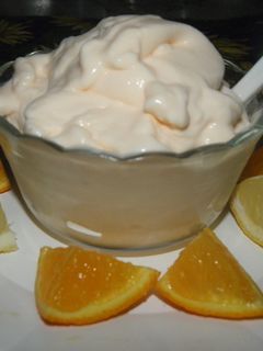 Una foto de Helado de cítricos light