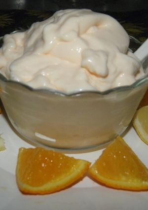 Una foto de Helado de cítricos light