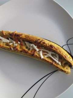 Una foto de Plátano al horno venezolana