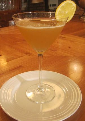 Una foto de Cóctel sidecar
