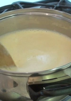 Una foto de Crema pastelera a fuego lento