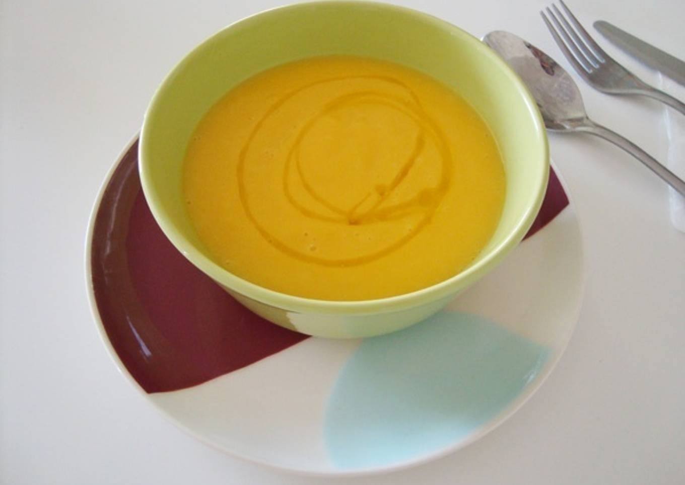Crema de calabaza sencilla