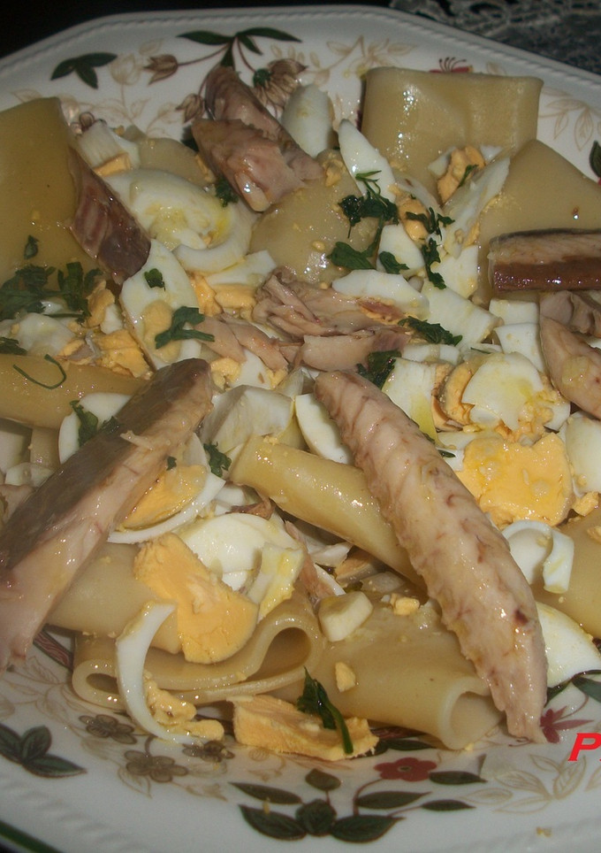 Una foto de Ensalada paccheri con caballa