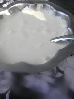 Una foto de Crema agria casera