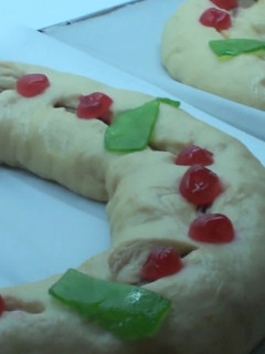 Una foto de Roscón de mazapán