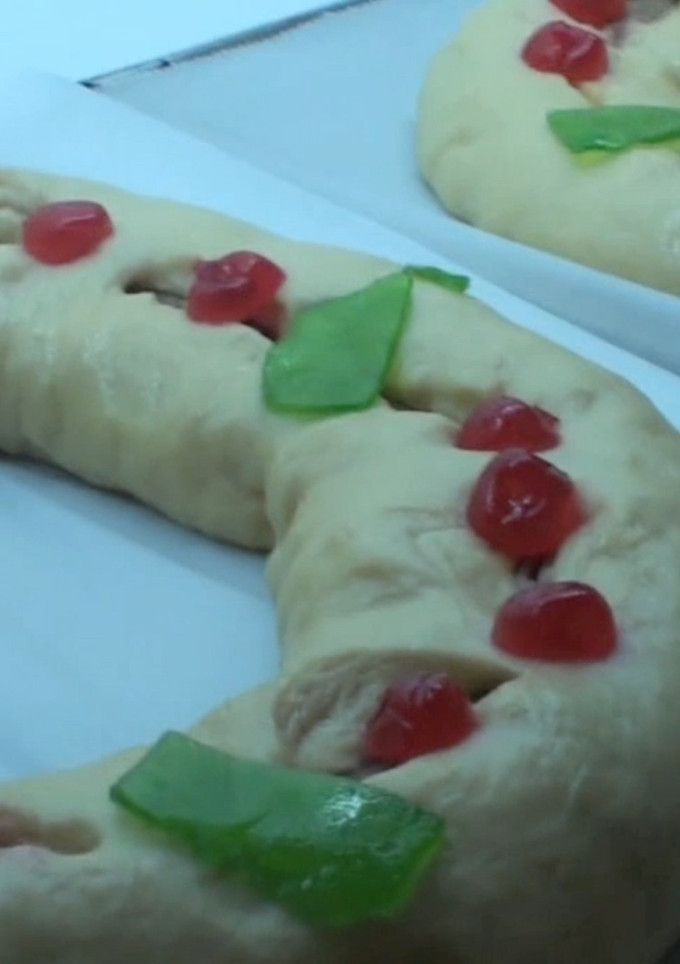 Una foto de Roscón de mazapán
