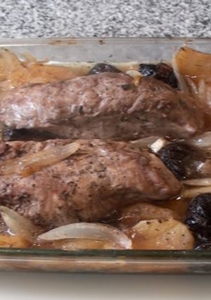 Una foto de Solomillo de cerdo al horno