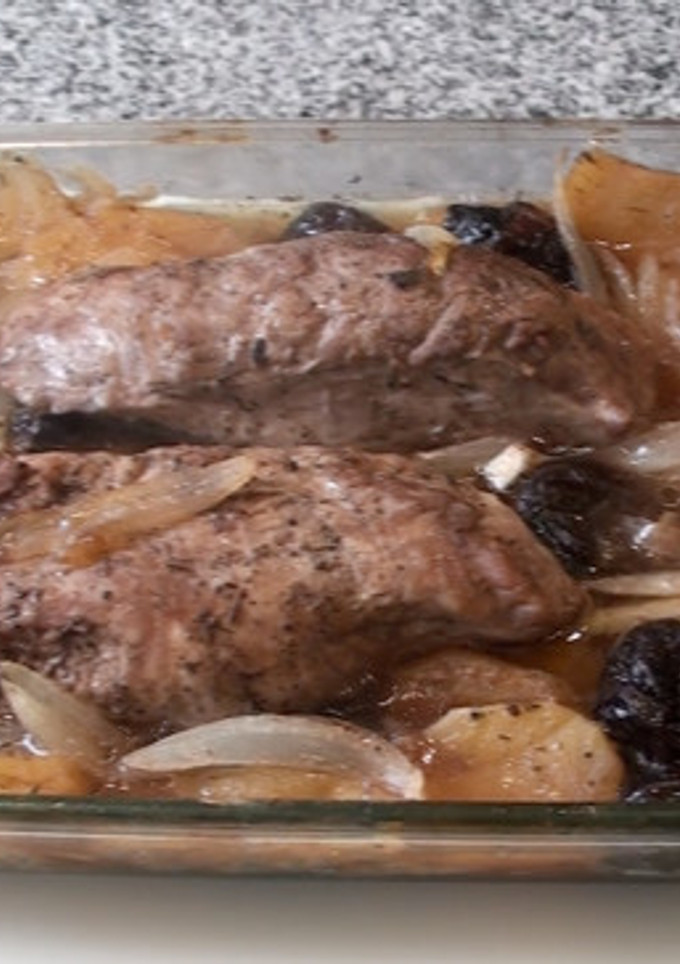 Una foto de Solomillo de cerdo al horno