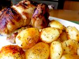 Pollo picantón a la mostaza