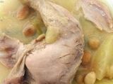 Pollo asado con almendras