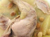 Pollo asado con almendras