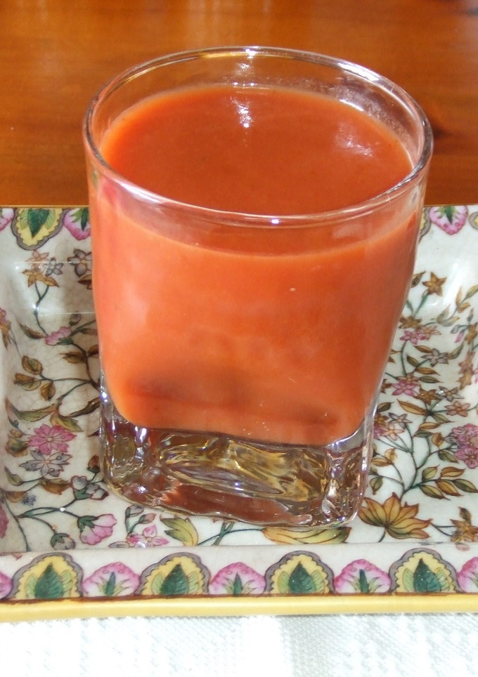 Una foto de Salmorejo cordobés a mi estilo