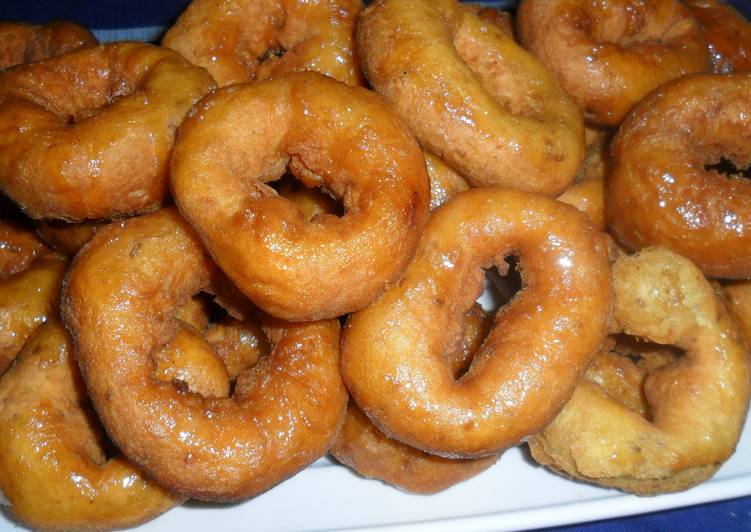 Rosquillas de anís con jarabe de miel