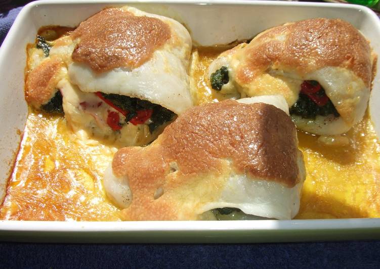 Filetes de lenguado rellenos y gratinados