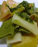 Macarrones al pesto italiano