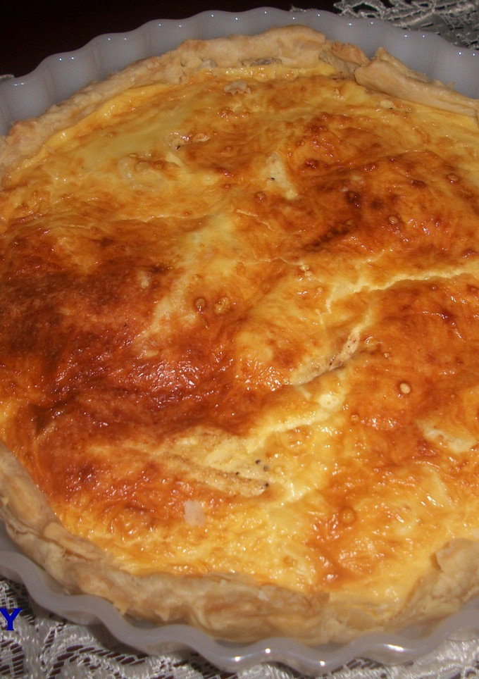 Una foto de Tarta de hojaldre con queso trufado deluxe