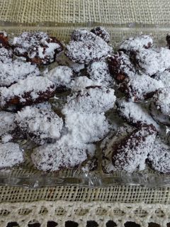Una foto de Almendras garrapiñadas con chocolate
