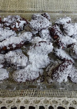 Una foto de Almendras garrapiñadas con chocolate