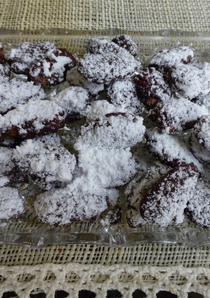 Una foto de Almendras garrapiñadas con chocolate