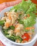 Ensalada de quinoa real
