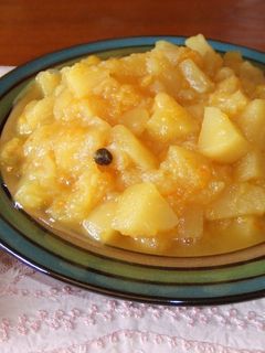 Una foto de Compota de manzana y ciruelas