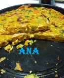 Tarta de verduras casera