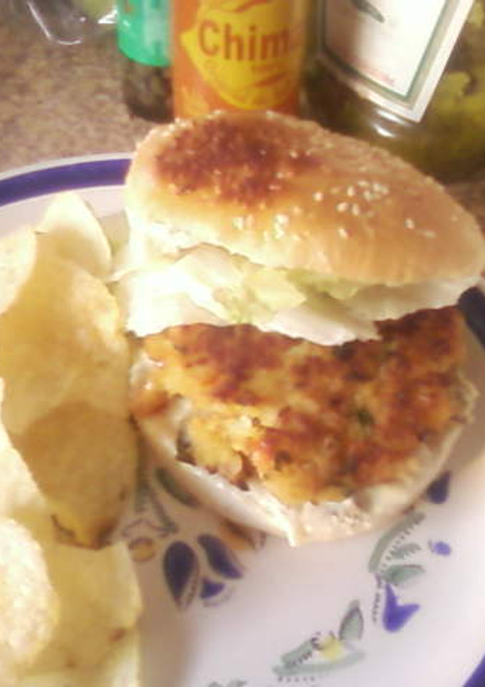 Una foto de Hamburguesas de camarón