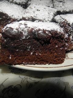 Una foto de Brownie sin manteca o mantequilla (con aceite)