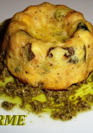 Una foto de Budín de calabacín y atún