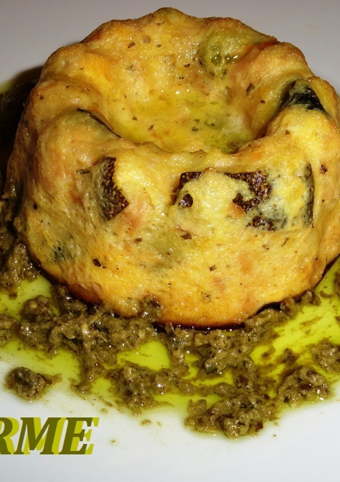 Una foto de Budín de calabacín y atún