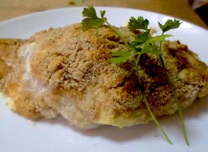 Una foto de Filete de gallo con costra
