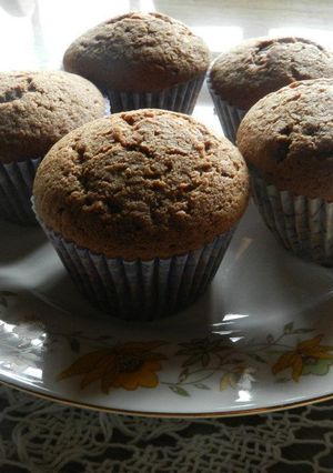 Una foto de Muffins de salvado de avena y nueces