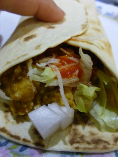 Una foto de Burrito de picadillo de pollo