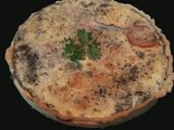 Quiche de tomate y queso de cabra