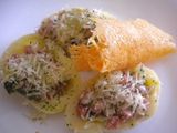 Patatas al horno rellenas de carne 