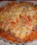 Macarrones gratinados al Grana Padano