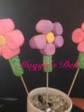 Flores con nubes