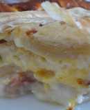 Tarta salada de hojaldre