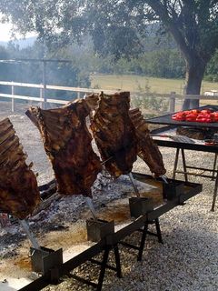 Una foto de Barbacoa de carne a la brasa